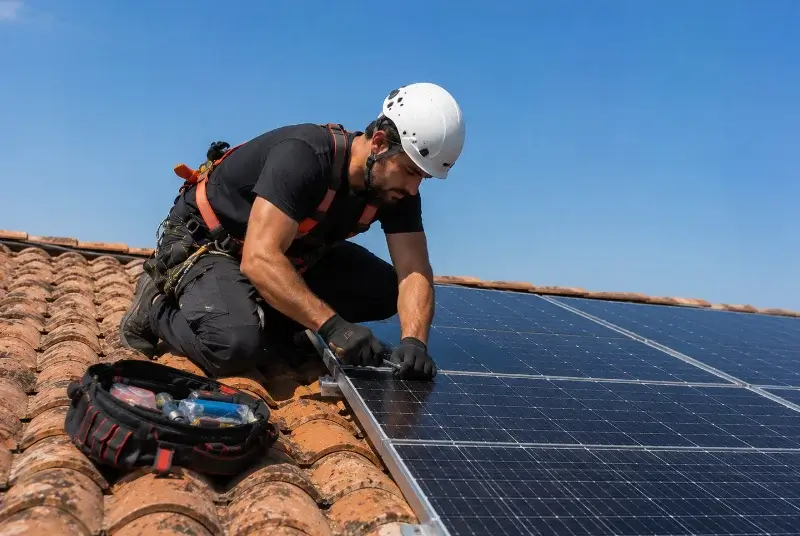 Maintenance et monitoring de panneaux solaires à Halluin
