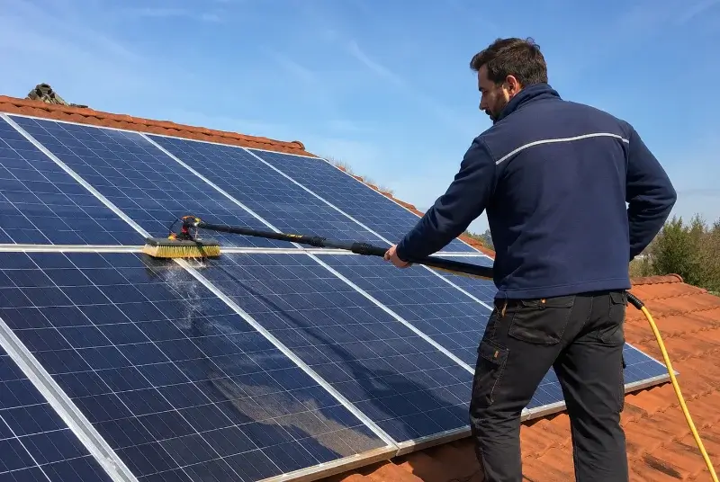 Nettoyage et entretien de panneaux solaires à Halluin