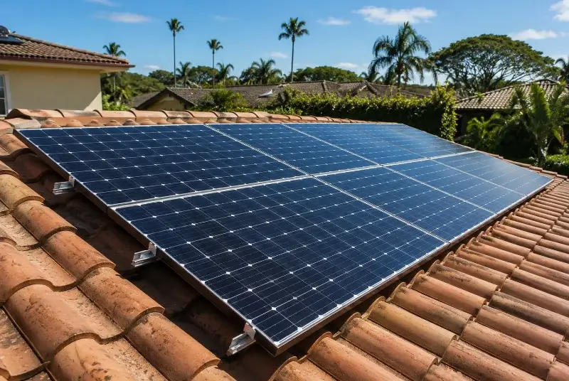 Installation de panneaux solaires à Halluin